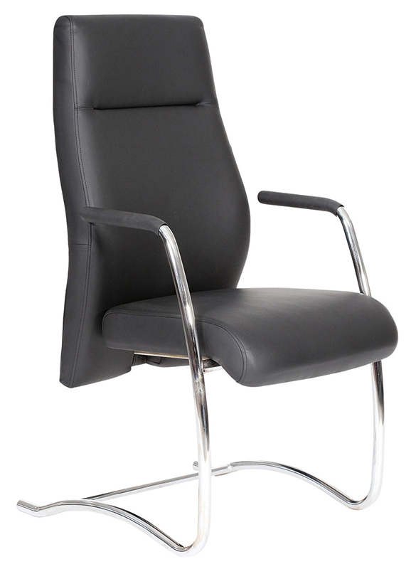 Boardroom Seating Slide In2 Photograph of three Rockit stools set at different heights, one red, one black and one white