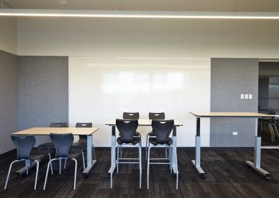 Height adjustable educational tables with chairs and stools